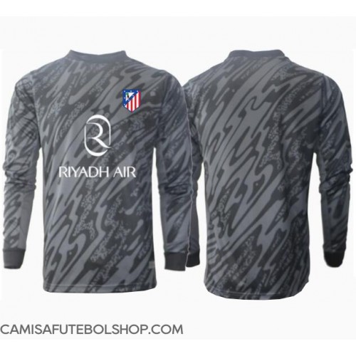 Camisa de time de futebol Atletico Madrid Goleiro Replicas 1º Equipamento 2024-25 Manga Comprida